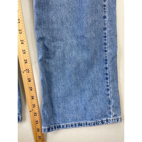 Vintage Levis 557 Jeans Men 34x36 Blue Relaxed Boot Fit Cowboy Y2k - Picture 3 of 15